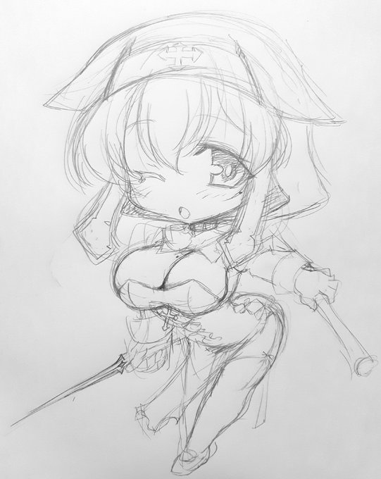 なんか久々に絵描いた。
うちのこ。始末人ドスケベシスターのトリカさん。 