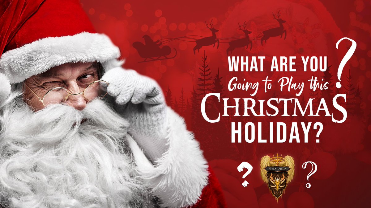 JoinSpaceGuild's tweet image. What are you going to play this Christmas Holiday? 🤔

#P2E #NFTGame #P2Egaming