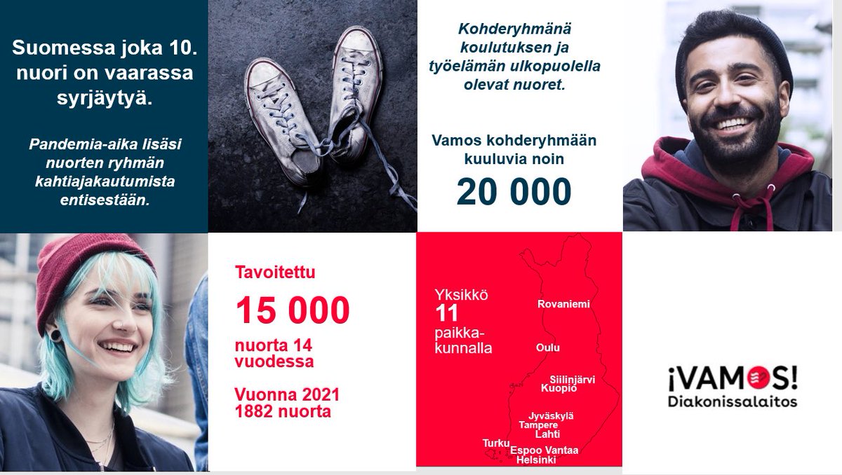 Viime viikolla sain osallistua <a href="/HDLsaatio/">Diakonissalaitos</a> Luokkaretkelle. Mieleen jäi erityisesti <a href="/vamosnuoret/">vamosnuoret</a> kokemusasiantuntija: rinnallakulkeva valmentaja auttoi löytämään uuden suunnan elämälle. Korvaamattoman arvokasta paitsi yksilön myös yhteiskunnan kannalta. #nuoret #ääninuorille