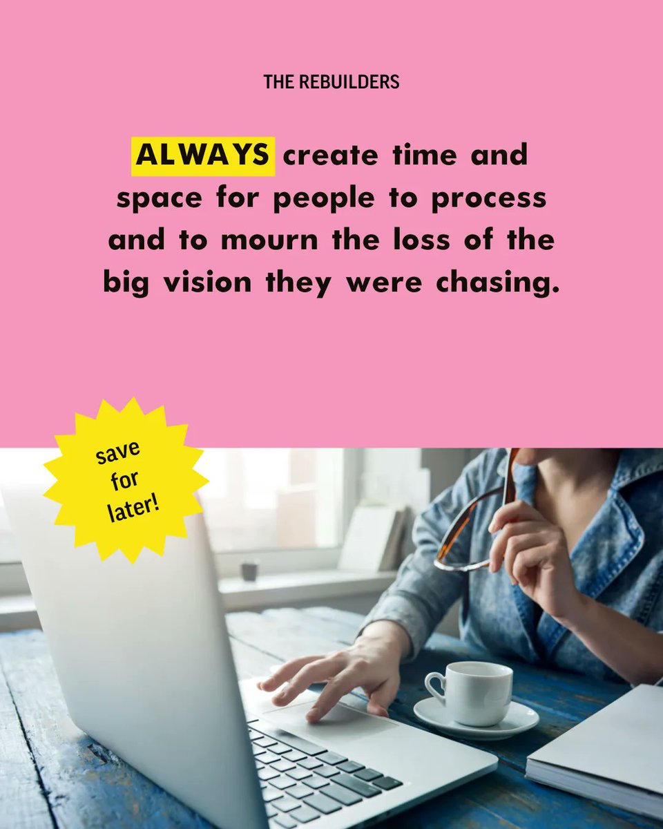 When a setback happens, it's expected that the first response is to get going on a new path immediately. Try to allow time to come to terms with what has happened. Find tips on going from setback to bounce back in The Rebuilders book. buff.ly/38bYyI9 #Leadership