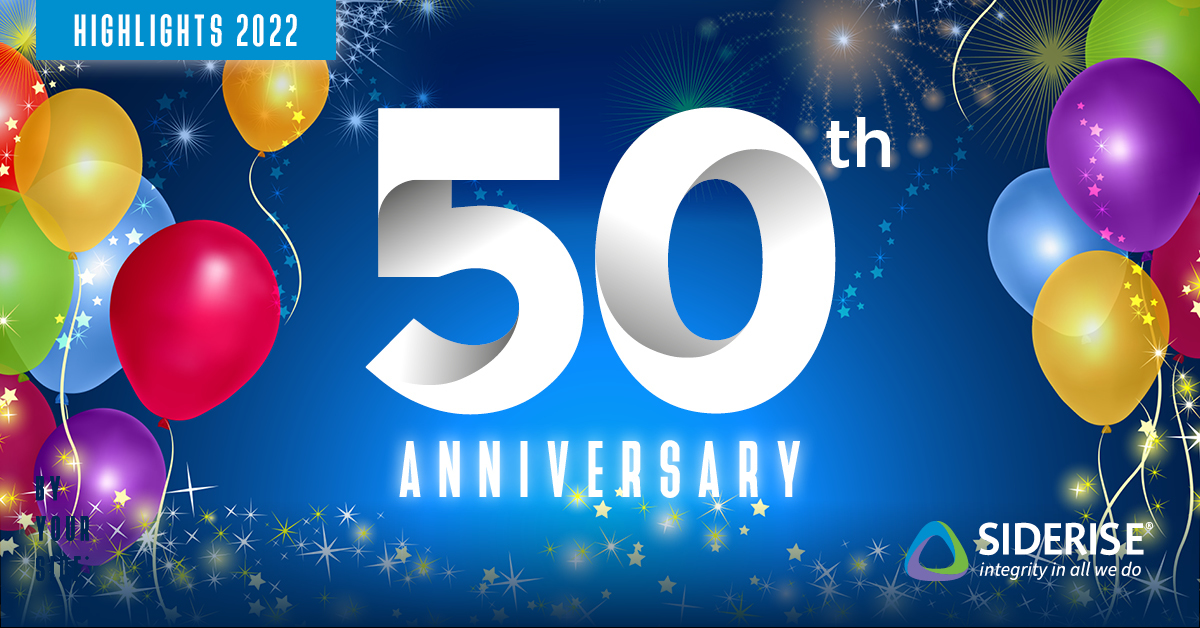 It was Siderise Group's #50Anniversary this year! Over the next few weeks we will be sharing some of our #2022Highlights. Learn more: bit.ly/3Vqs54n #PassiveFireProtection #ByYourSide #Anniversary