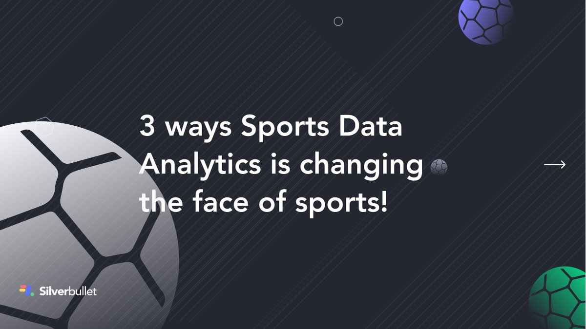 Silverbullet_HQ's tweet photo. How is sports data analytics changing the face of sports?
Data analytics has revolutionised the sports era with its principles and data collection methods.
Swipe β‘οΈ to find out more! #DataInSports #Football #Fifa #DataScience #Sports #SilverBullet https://t.co/TzP4Oind2X