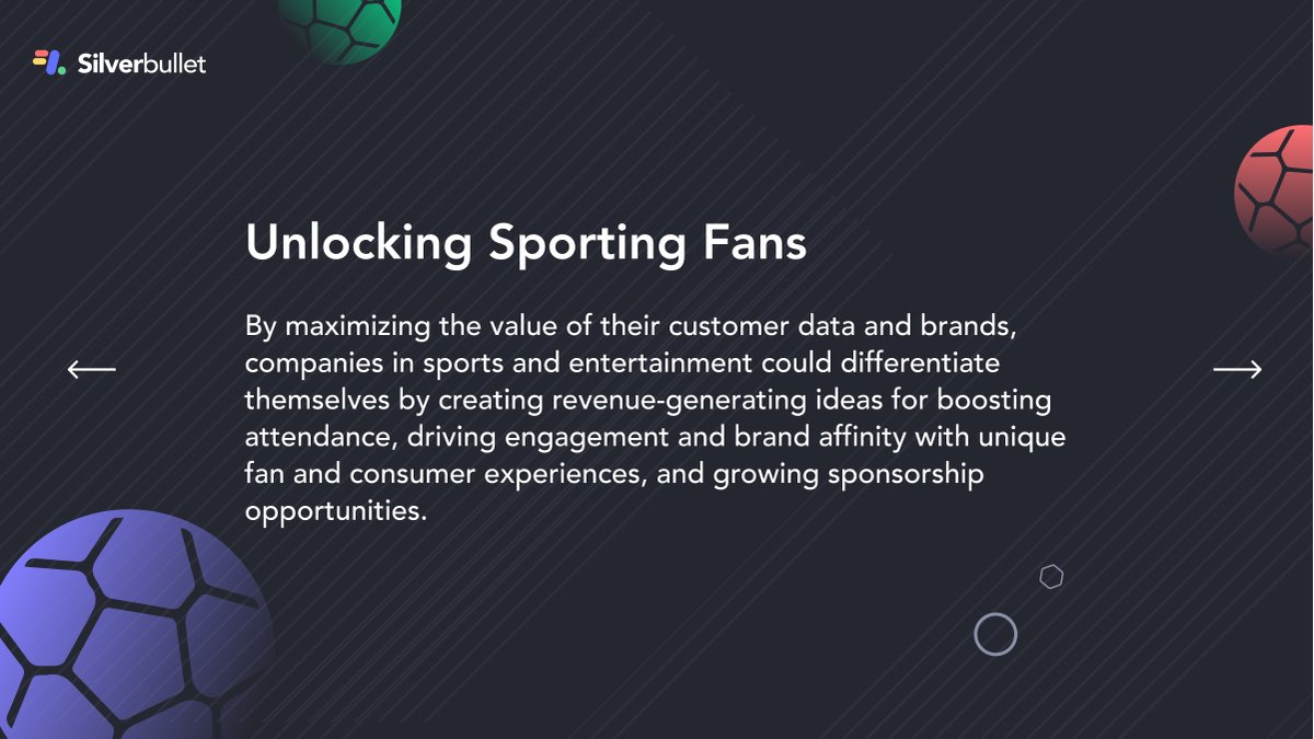 Silverbullet_HQ's tweet photo. How is sports data analytics changing the face of sports?
Data analytics has revolutionised the sports era with its principles and data collection methods.
Swipe β‘οΈ to find out more! #DataInSports #Football #Fifa #DataScience #Sports #SilverBullet https://t.co/TzP4Oind2X