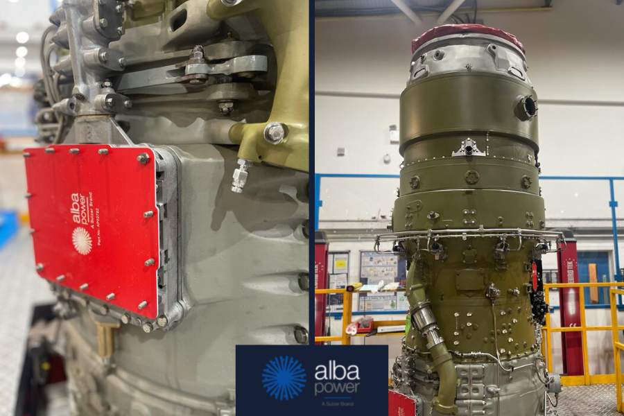 AlbaPowerLtd's tweet photo. Here’s a sight we will never tire of seeing - a fully overhauled Avon engine, ready for testing before going back to a UK client on time and on budget.

#AlbaPower #Avon #GasTurbine #Overhaul #Testing #Sulzer https://t.co/INdHYKNSHe