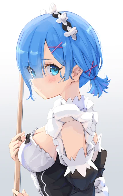 #今年も残りわずかなので今年一番伸びた絵を貼る ヘアアレンジレム 