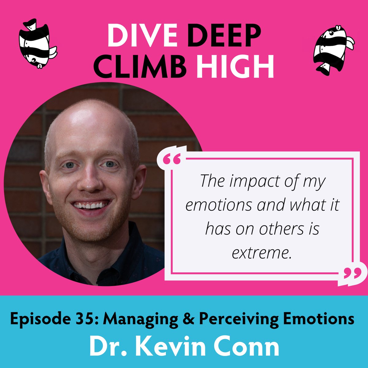 Managing &amp; Perceiving Emotions with <a href="/DrKevinConn/">Kevin Conn</a> 
Episode 035 Dive Deep, Climb High Podcast🎙️ 

A deep dive into emotional intelligence, which Kevin defines as the ability to manage and perceive emotions. 

🎧Listen now: bit.ly/3UFjYzg

#emotionalintelligence #leadership