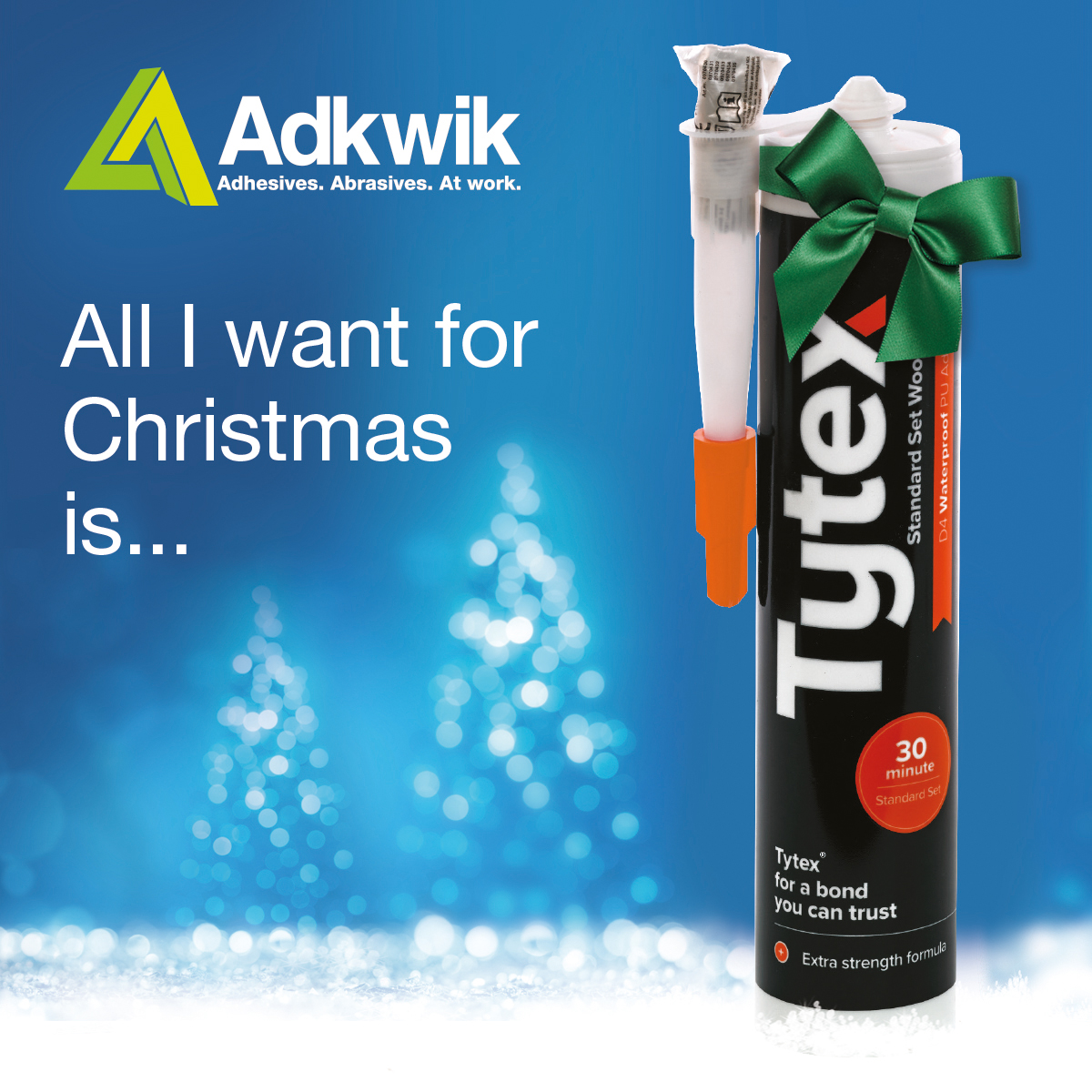 All I want for Christmas is Tytex 30min D4 PU Adhesive!

Here's what our customer New Addition Timber has to say about the product:
“This product is the best product on the market and should be used by all within the woodworking industry"