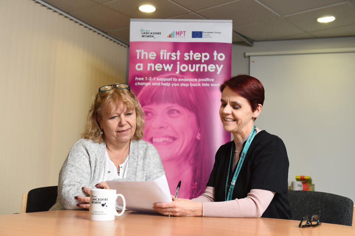 We can help:

1. Improve your employment prospects
2. Boost your confidence
3. Develop your skills
4. Improve your health &amp; wellbeing

All for free!

MPT Steps is delivered by partners you can trust, including <a href="/LancashireWomen/">Lancashire Women | Charity</a>. 

Register your interest: loom.ly/9M4u5jo