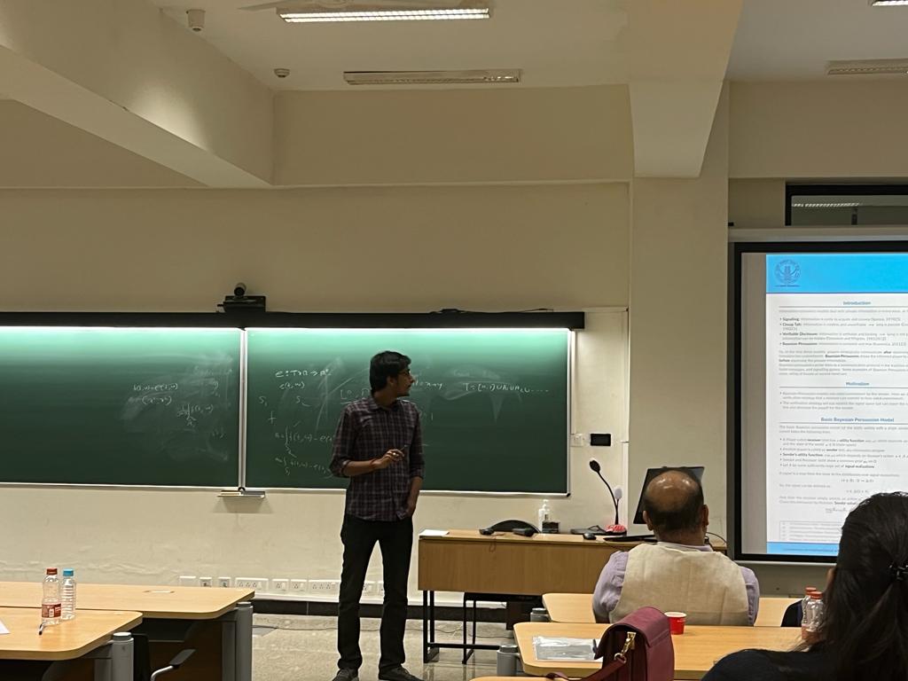 subhajit__p's tweet photo. Presented poster at Conference on Mathematical and Computational Economics organized by @CMCE_iitj 

Thanks @CMCE_iitj for the opportunity and for arranging the conference. https://t.co/L5UjaOXrNq