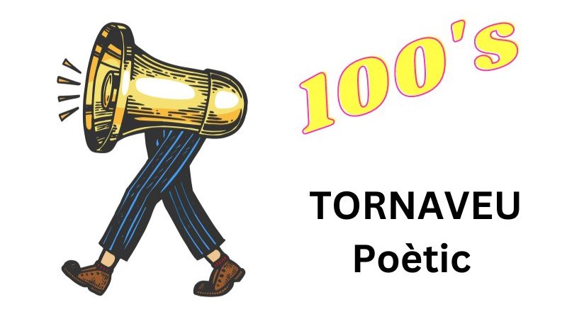 En una setmana, el 14 de desembre, a les 20.30h. el #TORNAVEUPoètic celebrarà a @HoriginalPoesia haver arribat a les 100 primeres vídeo-lectures de poemes. I ho farem recitant poesia i la presentació especial del nº 100. Tothom hi està convidat!! (@berta_giraut , @davidcc_01 )