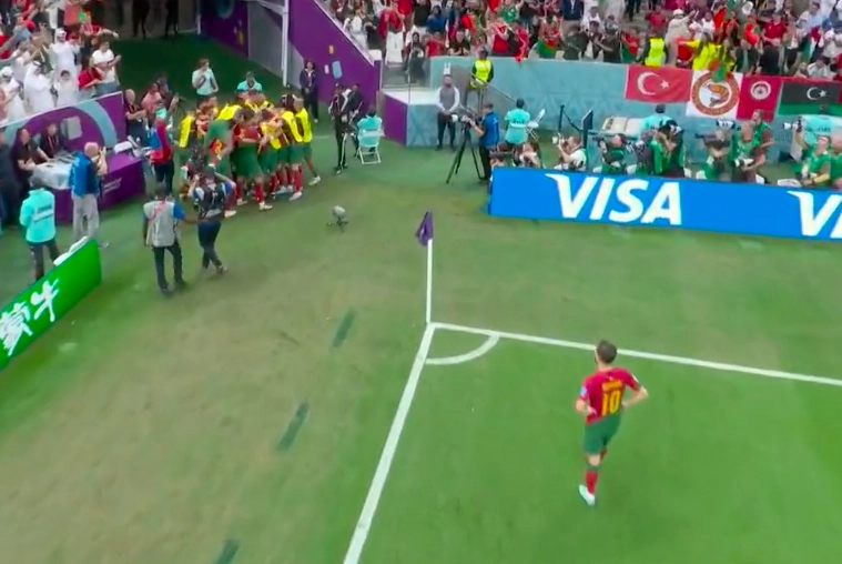 sportbible's tweet photo. 🚨 Fans have just realised why Bernardo Silva refused to celebrate with his Portugal teammates against Switzerland, they had no idea https://t.co/UX2d0ENO4y