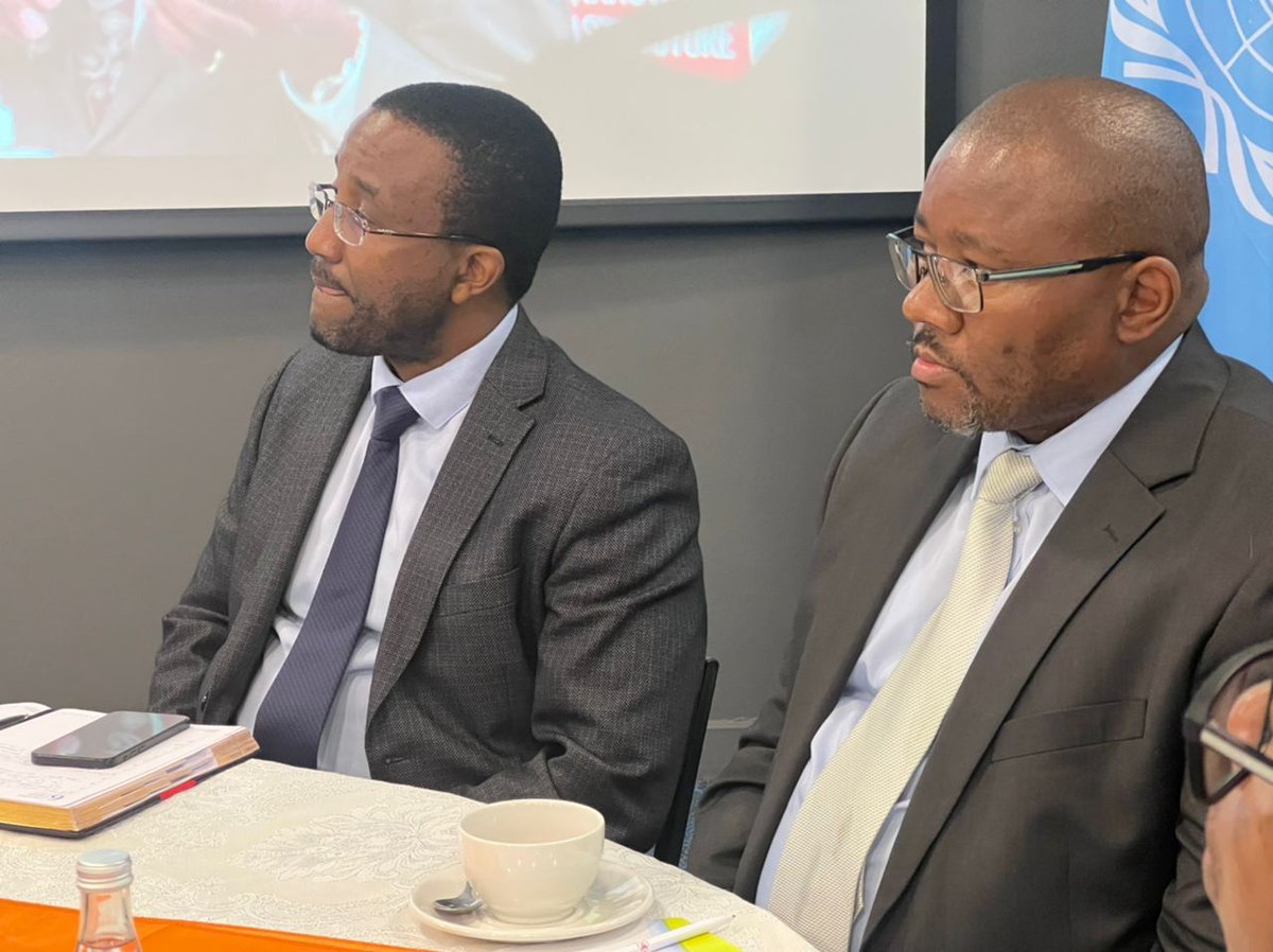UNEswatini's tweet photo. Happening Now: Human Rights Day Roundtable for Eswatini policymakers as part of the commemoration of Human Rights Day and the launch of the 75th anniversary of the Universal Declaration of Human Rights. 
#UDHR75 
#Istandupforhumanrights https://t.co/UAA7JCDRur
