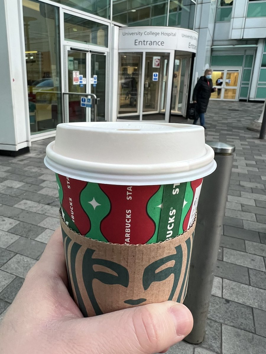 Thank you so much @StarbucksUK for our free NHS coffee this morning #savinglives #coffeesavingmylife
