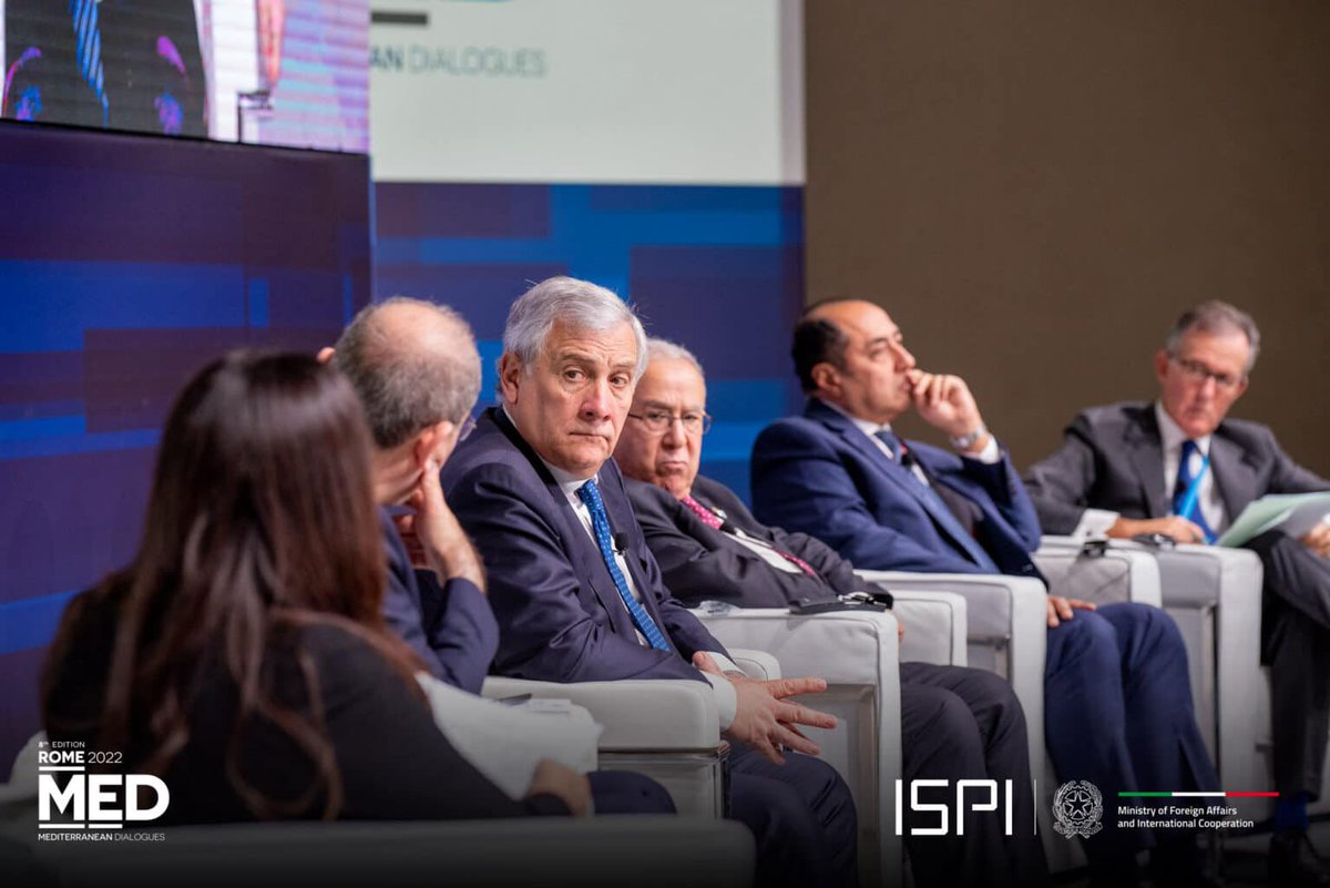 È sempre un grande piacere partecipare ai lavori del Rome MED 🇮🇹

#romemed