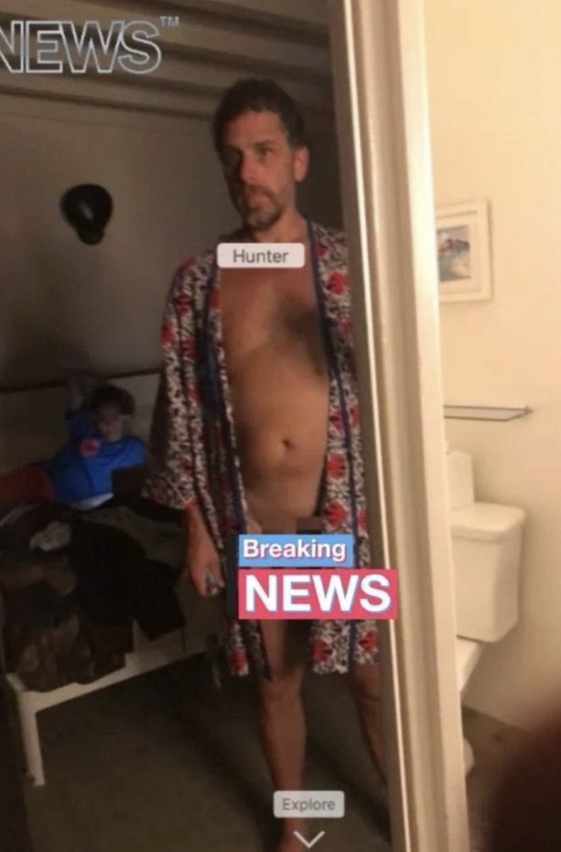 Lurido pedofilo. Cocainomane come Zelenski 
Il figlio del Presidente degli Stati Uniti 
Ma che schifo è questa roba?
Ma dove cazzo siamo arrivati?