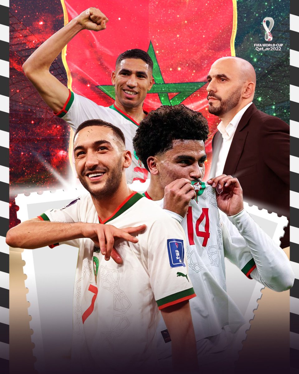 We diiiiiid it! Morocco to the World Cup quarter finals for the first time ever!
So much pride and love for our warriors 🇲🇦🇲🇦
The journey continues
#worldcup #worldcup2022 #qatar #qatar2022 #morroco #Qatar #worldcupqatar2022 #football #morocco🇲🇦 #atlaslions #footballgames #fifa