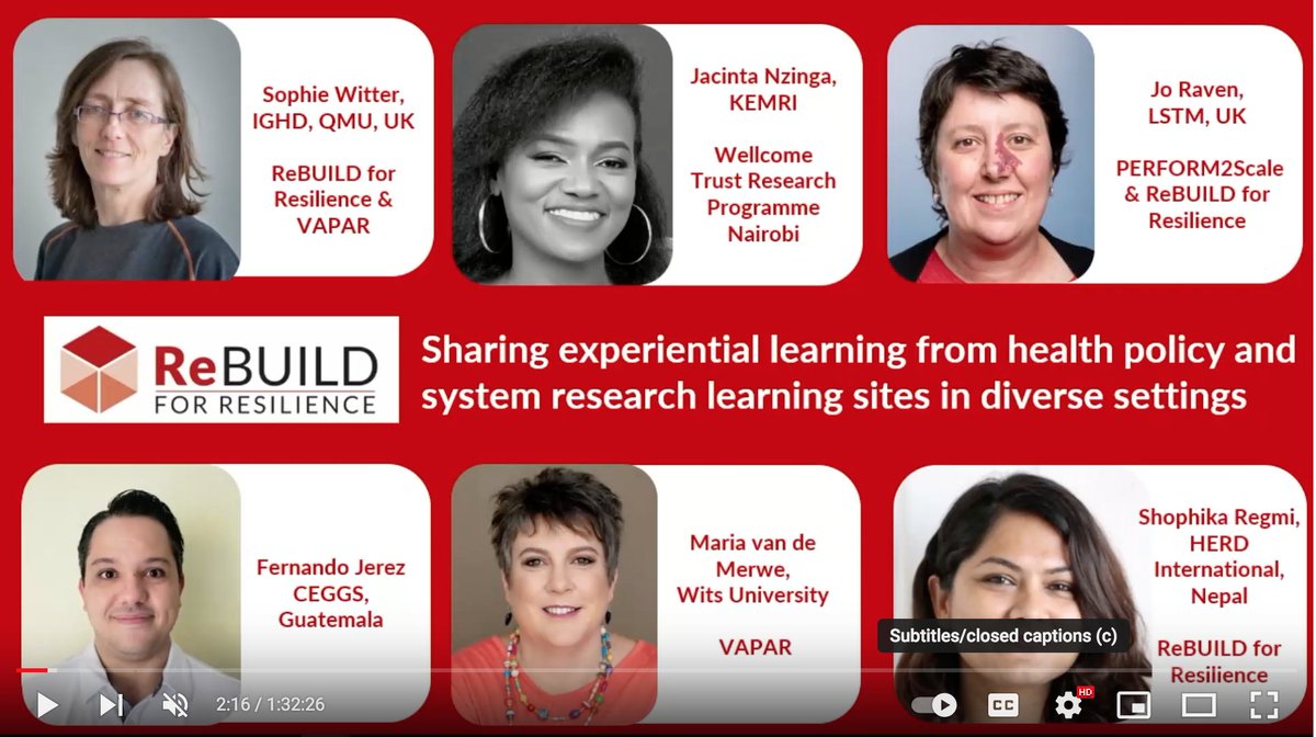 Considering setting up a learning site? Watch our panel of learning site veterans discuss the challenges & lessons learned from sites in Nepal, South Africa, Kenya, Malawi, Uganda, Ghana & Guatemala. @MariavdMerwe @jmnzinga @KEMRI_Wellcome @CEGSSGuatemala rebuildconsortium.com/resources/lear…