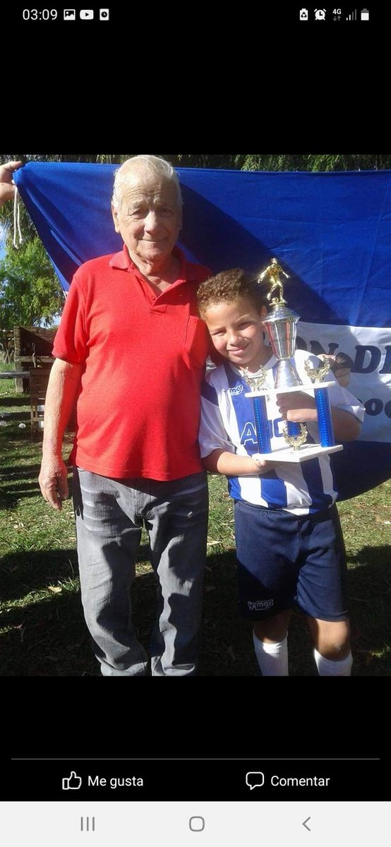 El cielo tiene la fiesta más grande hoy por vos abuelito,te amo mucho y te deseo lo mejor mi estrellita 💫✨