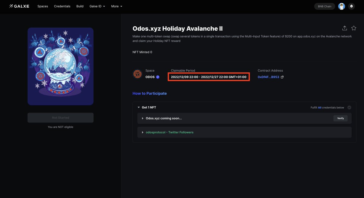 AirdropsCaptain's tweet photo. 🏴‍☠️ @odosprotocol Holiday Avalanche 🏴‍☠️

New campaigns available to try #ODOS on Avalanche.
Here is what to do ⬇️:

1. Single swap of $100:
https://t.co/nSEP9kMuVN

2. MULTI-TOKEN swap of $200:
https://t.co/NR87Km8t4A

Website: https://t.co/sopYcm8s6t

⏰: Dec 9th - Dec 27th

#Avax https://t.co/tqHCd6Kp6G