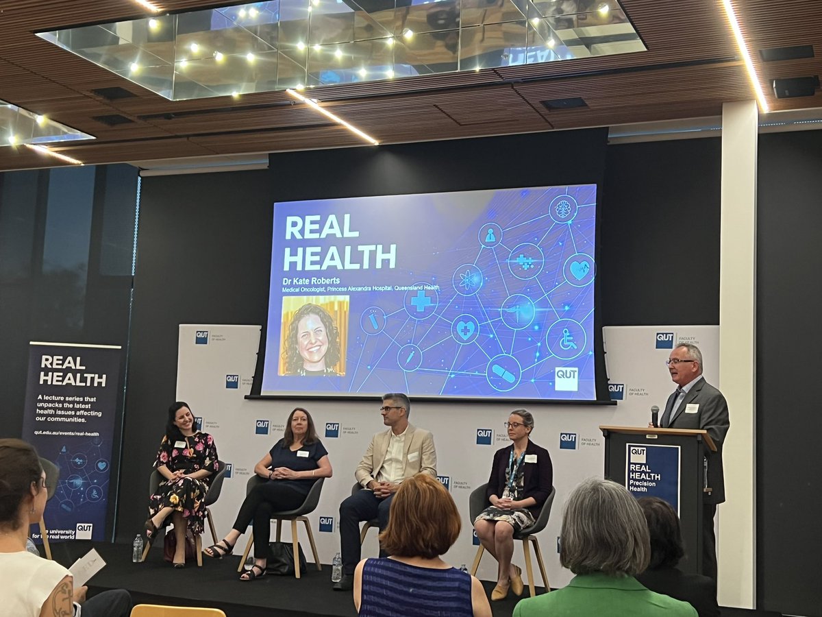 Real Health Public Lecture about to kick off 🧬 #QUTHealth @QUT
