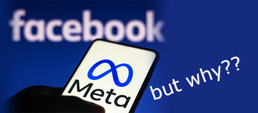 BitDegree's tweet photo. #MetaverseHistory: What prompted Facebook suddenly to change its parent company name to Meta in October 2021? Well, maybe it was that the name had only then become available. A #WhatsInAName thread 🧵 https://t.co/1eU5wg4fVq