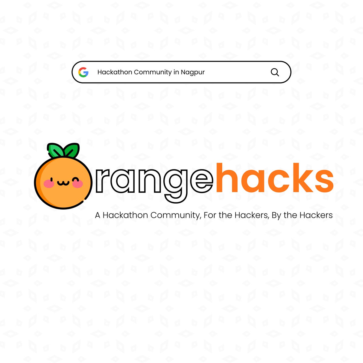orangehacks's tweet photo. Hey Hackers, 
Interested in hackathons but don't know where to start from? 
No worries OrangeHacks is here!

OrangeHacks is a Hackathon Community for the Hackers by the Hackers in Nagpur. 

Follow us to stay updated with hackathons! 

#orangehacks https://t.co/Q2jRxd5kYp