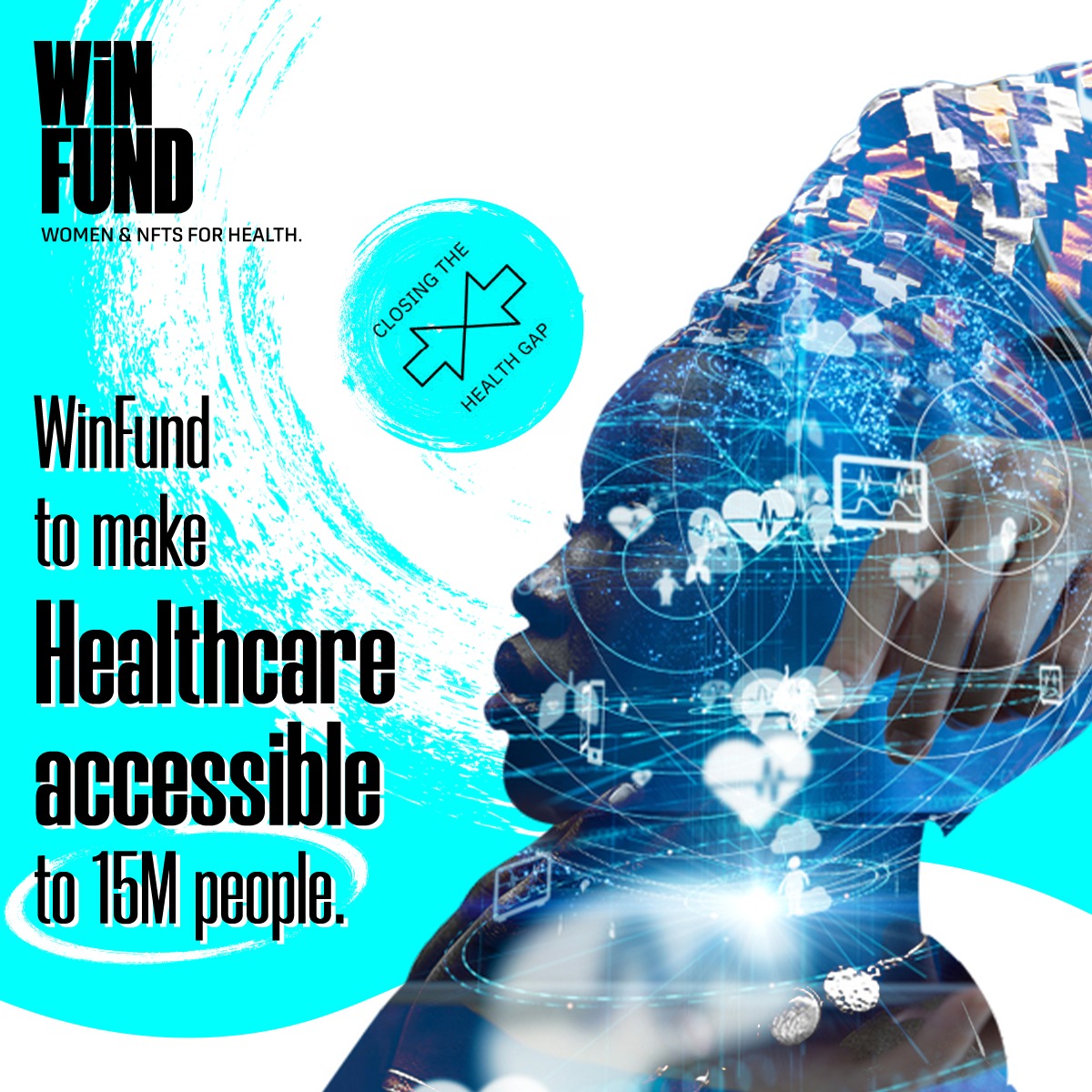 WiNFUND wants to improve healthcare access for 15M people. We want to fund this initiative with the sale of NFTs. Join us on this exciting journey, - making healthcare a right for all.  #Winfund#NFTs #MintingwithPurpose #Healthcare #WomenInnovation #HealthInnovation