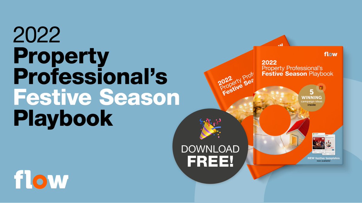 flowlivingcom's tweet photo. Estate agents, did you know social media traffic spikes over 70% during the holidays? 🎉 Don’t miss out on the festive season rush - unlock tried &amp; tested marketing insights &amp; drive momentum into 2023 with our FREE Festive Season Playbook! Get it now: https://t.co/0OQODWblWm https://t.co/0fzV2Ap3Op