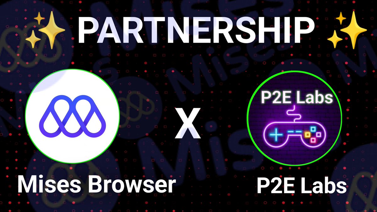 P2ELabs's tweet photo. ✨ Mises Browser is fast, secure and extension-supported mobile Web3 browser

🎉Giveaway 1500 $MIS in total for 50 winners🎉

1.  RT &amp; Like 
2. Follow @Mises001 &amp; @P2ELabs
3. Download Mises Browser

4. https://t.co/Fs2RaYkMko

&amp; claim $MIS airdrop

5. Tag 3 &amp; drop your Mises ID https://t.co/kqoL6HLxP7