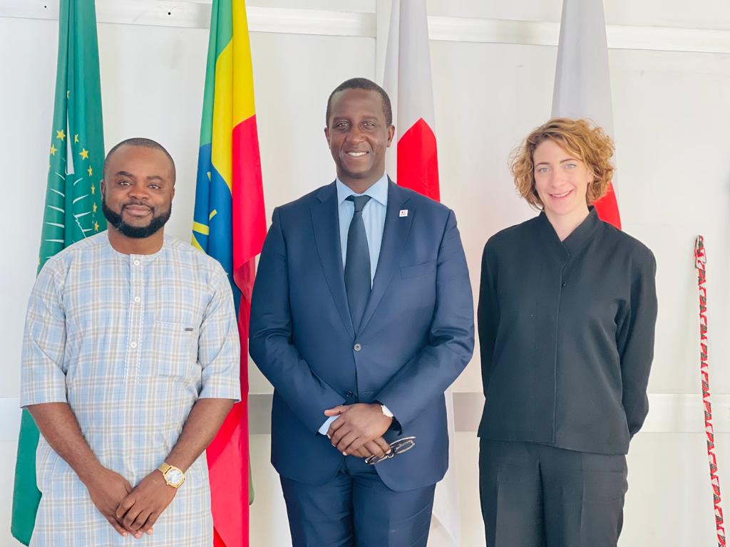 Had a very engaging discussion with <a href="/ikakoma1/">Itonde Kakoma</a>, Head &amp; Permanent Rep of <a href="/IfrcAu/">IFRC Office to the AU & Int'l Organizations</a>.

We discussed on: 

▶️ #HDPnexus &amp; the role of <a href="/ifrc/">IFRC</a> in the #LakeChadBasin, including the future of #humanitarianism. 

▶️Youth Integration &amp; opportunities for an innovative program for the region.