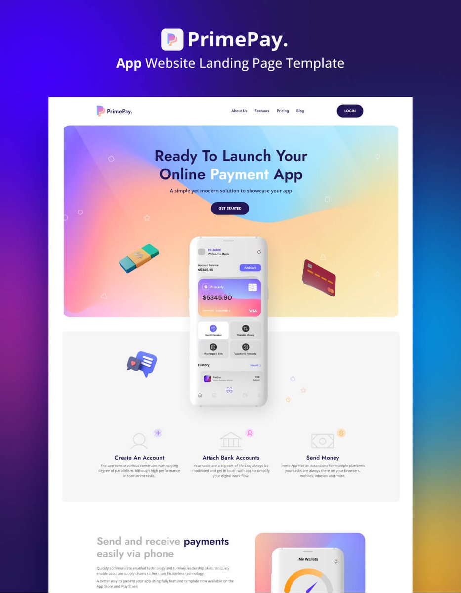 FlowSites's tweet photo. PrimePayĀ is a new Webflow template in theĀ AppĀ category. It supportsĀ EcommerceĀ andĀ CMSĀ and sells forĀ $34 USD. #webflow #webflowtemplate #flowsites #Apptemplate https://t.co/wANgyEZKvT https://t.co/bfRMooCU6W