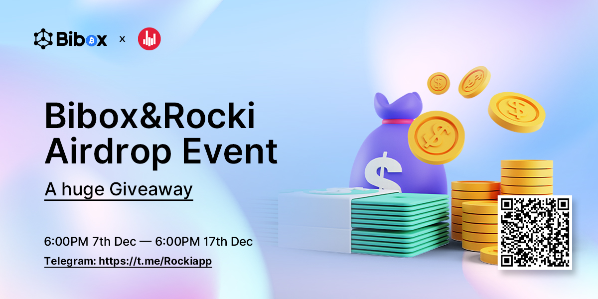 Bibox365's tweet photo. 🎉 Bibox &amp; Rocki Airdrop — $2000 $ROCKI Giveaway! 🎉
1️⃣ Follow @RockiApp &amp;  @Bibox365
2️⃣ Join https://t.co/klN4jRek5k
3⃣ RT + Tag 3 friends
🔥 80 lucky winners
📆 Until Dec 17, 2022 (UTC +8)
👉 Join now:  https://t.co/rggnzA5ZPM https://t.co/dTyIao6kNR