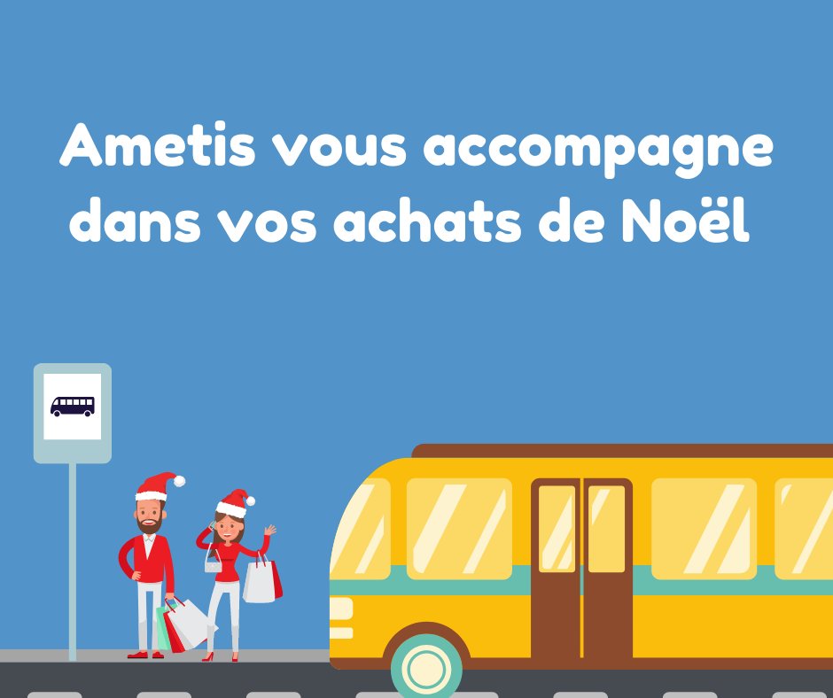 ametis_info's tweet photo. Ametis et vos achats de Noël🚌
Profitez de l’étendue du réseau pour effectuer vos achats en toute sérénité.
N'hésitez pas à utiliser l’un de nos 4 parkings relais.
En plus, le samedi, c'est gratuit ! Alors pourquoi s’en priver ?😃
#Ametis #EnBus #Amiens #AmiensMetropole https://t.co/7yctd3B8A3