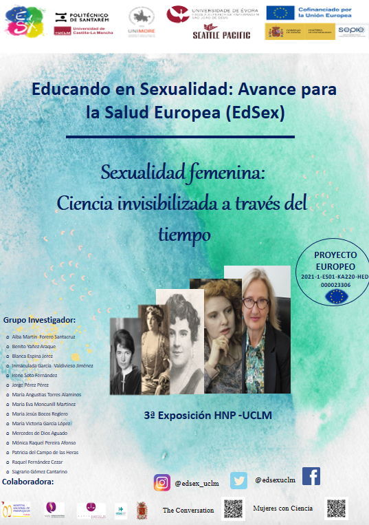 EdSexUclm's tweet photo. Por aquí os dejamos el cartel de la exposición y os iremos subiendo cada semana cada uno de los carteles que habla sobre una figura femenina  y revolucionaria.

#edsex #uclm #castillalamancha #toledo #universidad #diversidadsexual #educacionsexual #identidaddegenero https://t.co/j8j6kpygVd
