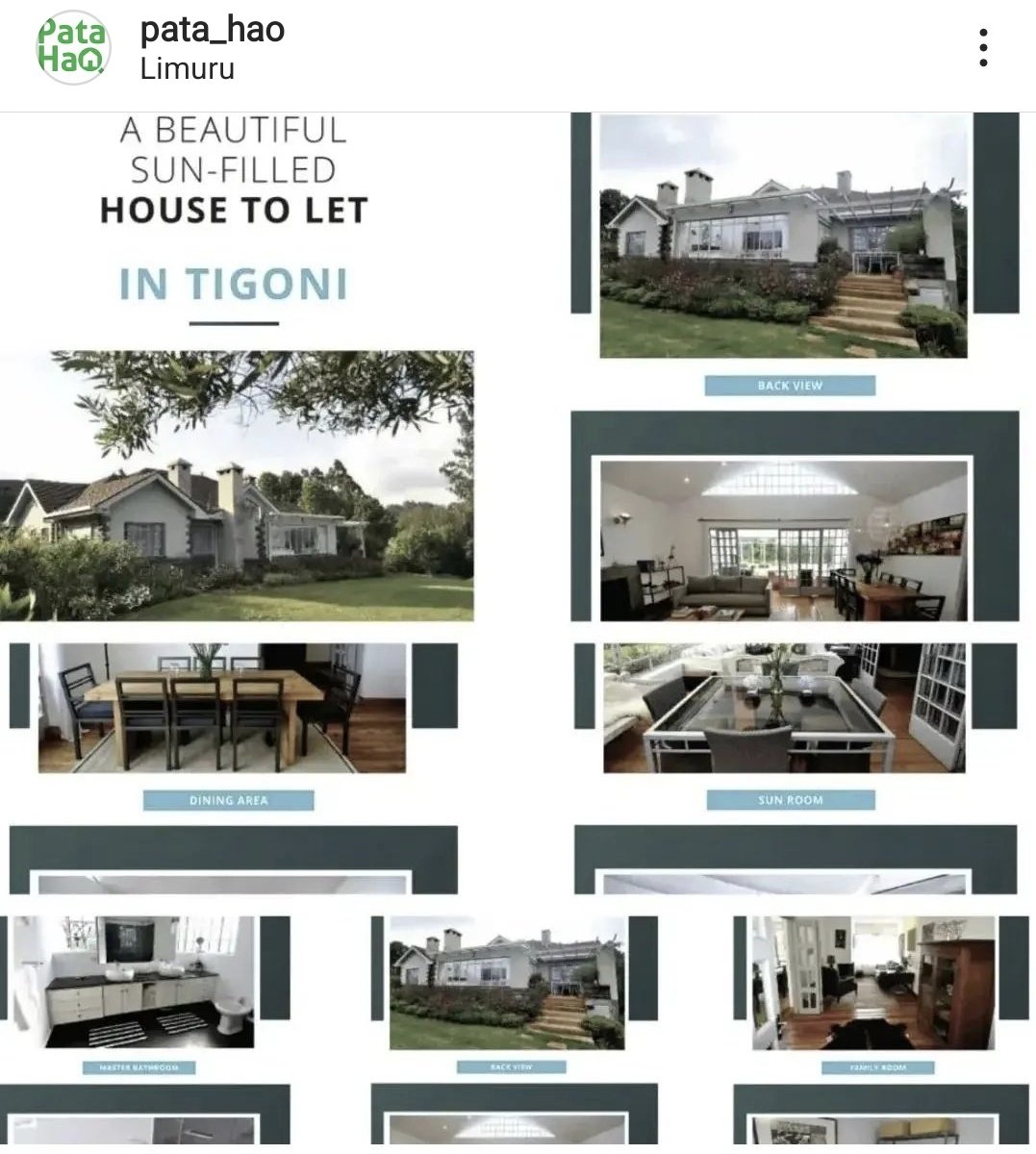 pata_hao's tweet photo. PATAHAO NEW UPDATES ✅️🏡
House for Rent in Tigoni. 3bedroom all Ensuite with a spacious guest house🏡📲
Rent 260,000ksh per month

 ✅️call/whatsapp 0722 933831 for more enquiries 📲
#Patahao #houseforrent https://t.co/ltFOa5MnEQ