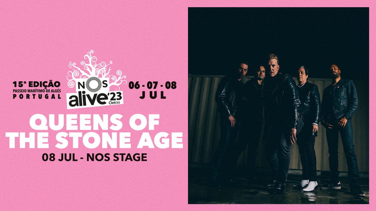 I CAN GO WITH THE FLOW 🔱 <a href="/qotsa/">QOTSA</a> estão confirmados no #PalcoNOS no dia 8 de julho. 

🎫 Bilhetes em nosalive.com
#NOSAlive23