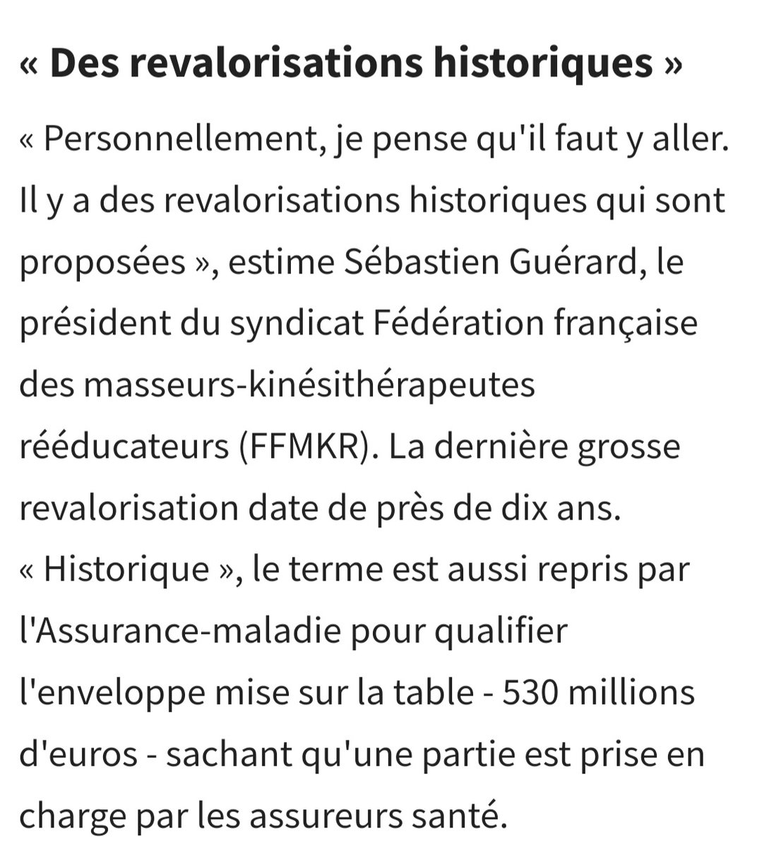 Hadrien_Tho's tweet image. On est bien là, avec un président d'un syndicat qui annonce la couleur (coup de poignard dans le dos de la profession actuelle et future) sans même respecter la démocratie de sa structure ? 

Vous n'avez pas honte @_FFMKR
@SbastienGUERAR2 ?? 

#TeamKiné 

lesechos.fr/economie-franc…