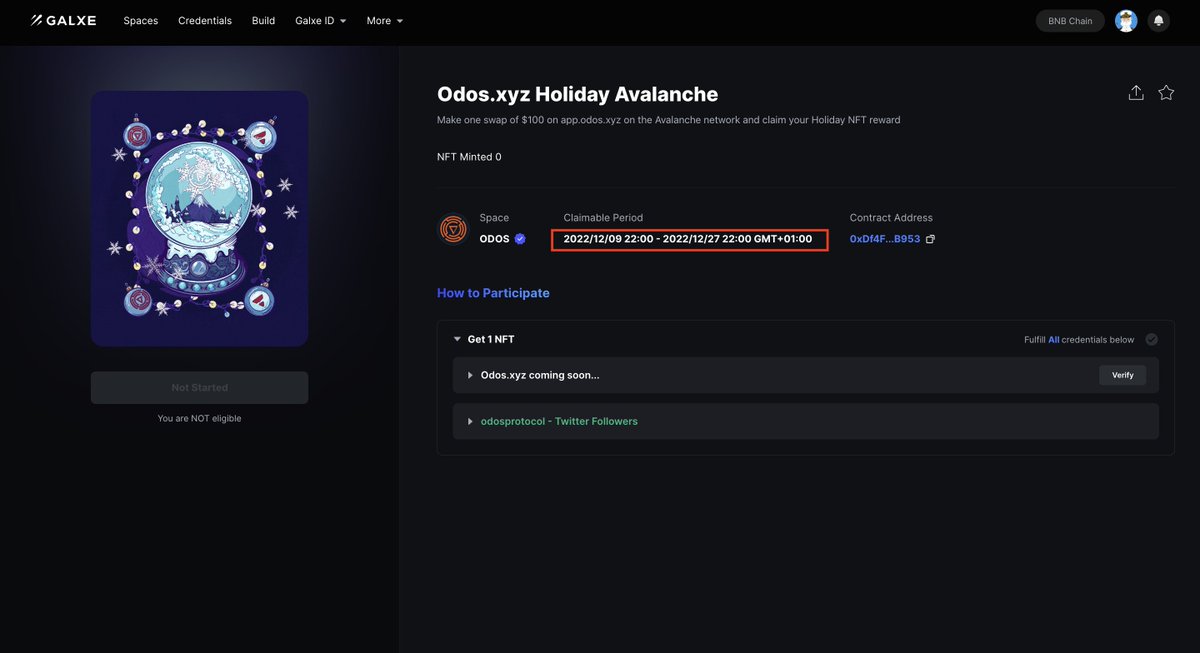 AirdropsCaptain's tweet photo. 🏴‍☠️ @odosprotocol Holiday Avalanche 🏴‍☠️

New campaigns available to try #ODOS on Avalanche.
Here is what to do ⬇️:

1. Single swap of $100:
https://t.co/nSEP9kMuVN

2. MULTI-TOKEN swap of $200:
https://t.co/NR87Km8t4A

Website: https://t.co/sopYcm8s6t

⏰: Dec 9th - Dec 27th

#Avax https://t.co/tqHCd6Kp6G