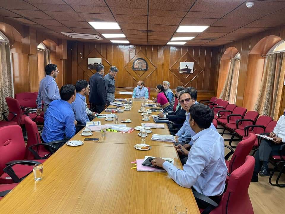 HPSLDCShimla's tweet photo. Glimpses of 13th GBM of the HPSLDC held on 11th May 2022 under the Chairmanship of ACS Power cum Chairman HPLDA, Sh. R.D. Dhiman Ji, IAS at HP Secretariat Shimla. https://t.co/7zu8d8OcjK