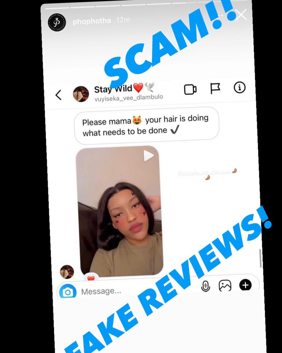 Hi Ladies 
<a href="/phophotha/">ntombifuthi</a> IG page was stolen from us, the page is  currently run by Hackers/Scammers.
PLEASE DO NOT PURCHASE ANYTHING FROM THE PAGE!
Please kindly share this post for others to see! Thank you 🙏🏾