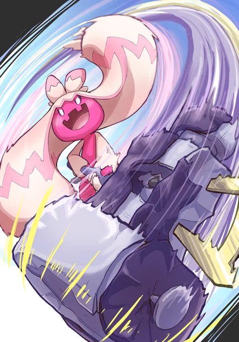 ぶんまわしデカヌチャン#ポケモンSV #ポケモンイラスト 