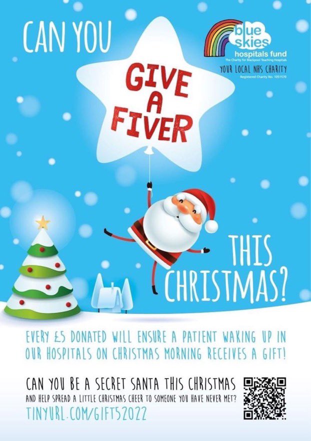 dock2222's tweet photo. #Emergency It’s your choice?…💴 or a 🎁 for @BlueSkiesFund to provide a present on Christmas morning for every patient @BlackpoolHosp including those in the @BlackpoolHospED Please help &amp; share #RT Thank you. 

https://t.co/hH3mro3MDw https://t.co/BbObMPxiIP