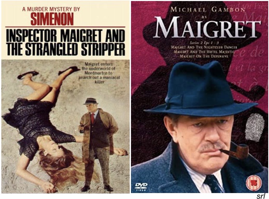 9:10am TODAY on #ITV3

From 1993, s2 Ep 1 (of 6) of #Maigret “Maigret and the Nightclub Dancer” directed by #JohnStrickland & written by #DouglasLivingstone

Based on #GeorgesSimenon’s 1950 novel📖“Inspector Maigret and the Strangled Stripper”

🌟#MichaelGambon #GeoffreyHutchings