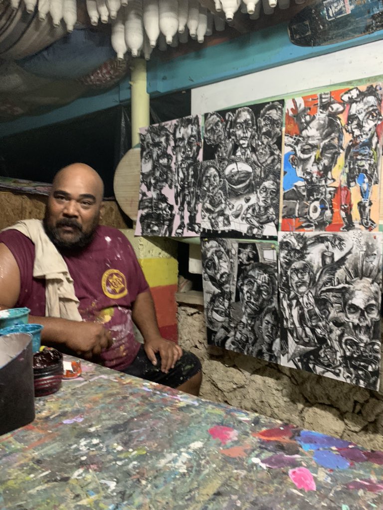 SelekaTonga's tweet photo. Work in progress / hanging out at the studio https://t.co/FjP1gXC8CQ