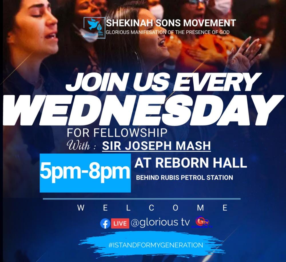 shekinahsons's tweet photo. 📌TONIGTH 5PM-8PM💥
📖WELCOME TO MOMENTS OF LIFE🌱

John.6.63 (NKJV)

📌IT'S SHEKINAH DAY!!

After your busy day, I Welcome you to Join in for a Moment of REFRESHMENT💦 by the Word with SIR JOSEPH MASH starting 5PM to 8PM

Venue:REBORN HALL just behind RUBIS PETROL STATION, KUTUS https://t.co/stOPXjryv0