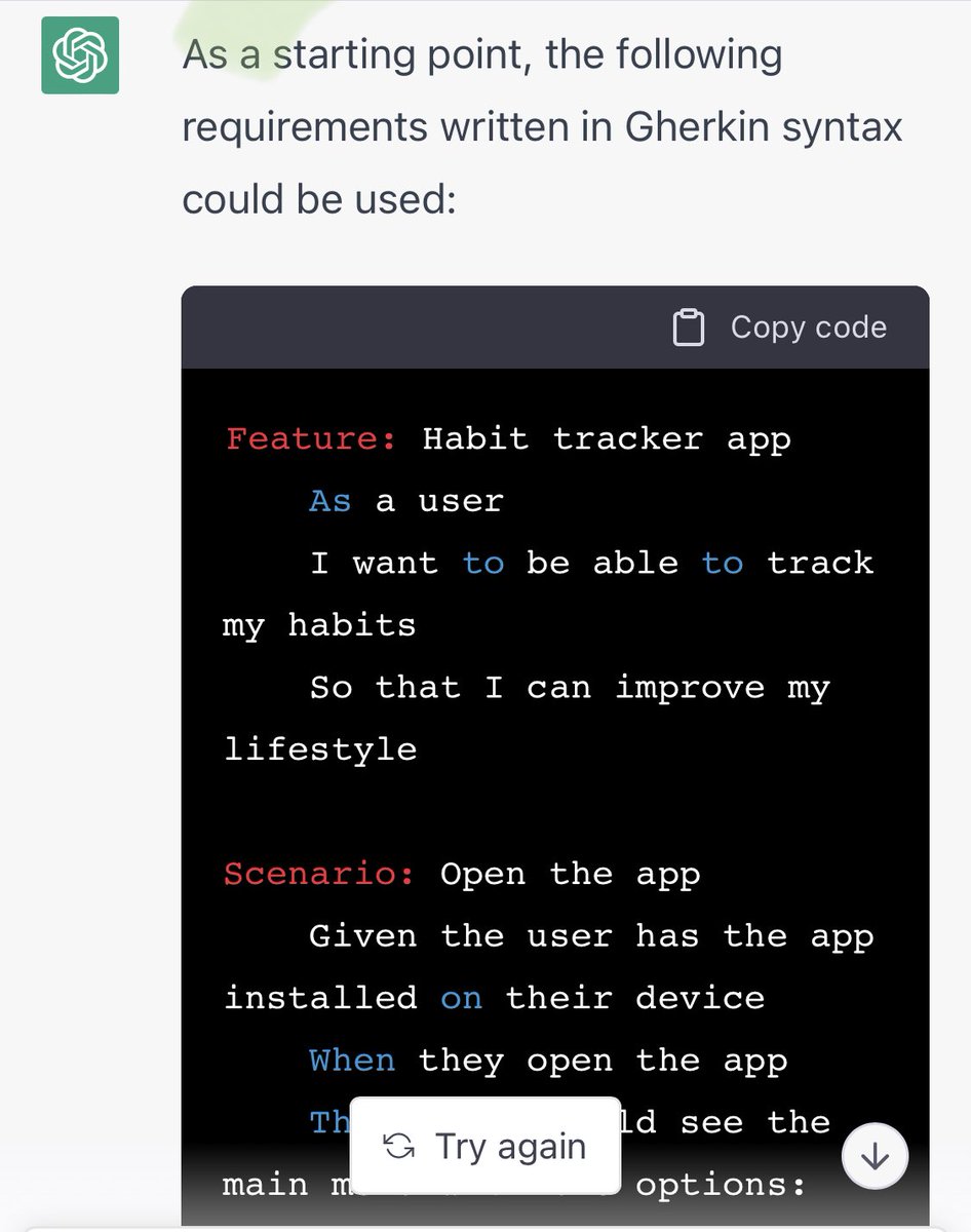igor_code's tweet image. Building mobile app to track bad habbits. Using only chatGPT suggestions.