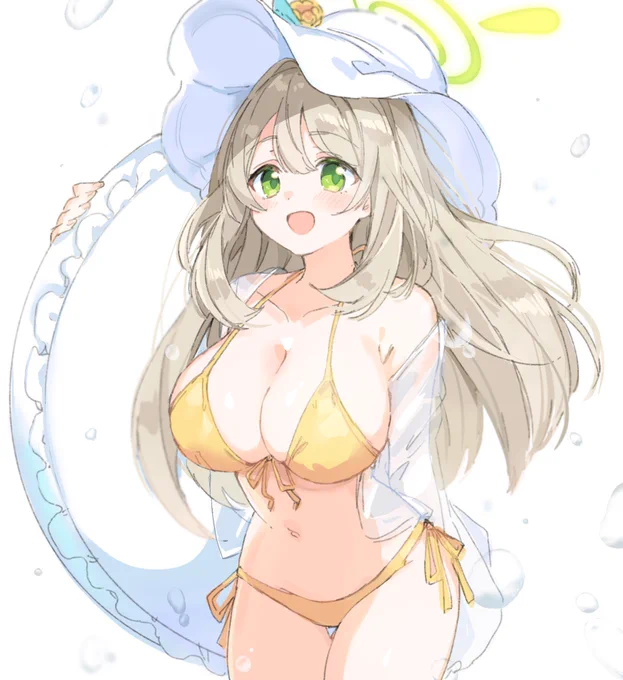 #今年も残りわずかなので今年一番伸びた絵を貼る見た絵描きさんも強制でやる

水着ノノミ! 