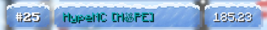 HypeMCGuild's tweet photo. We are currently on top #25 with 185 levels https://t.co/QiL11dx8xm