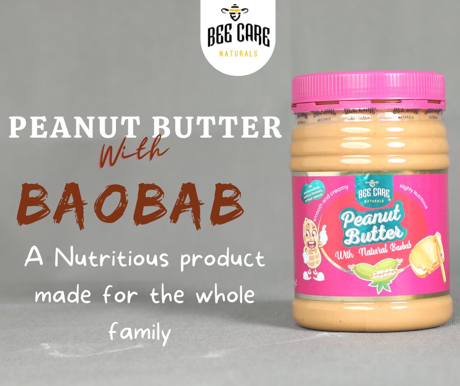 BeecareNaturals's tweet image. Have you tasted our new Peanut Butter with Natural Baobab? What have you liked about it? #BeecareNaturals #breakfastspread #BaobabEffect