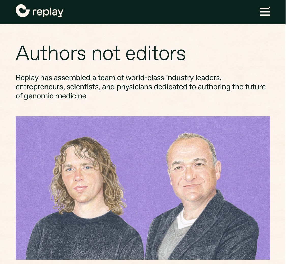 futureorganisms's tweet photo. There's something interesting going on with @replaybio's (beautifully designed) website....all these authoring metaphors really push on the possibilities of biology vision. https://t.co/r5bE6uBcSb
